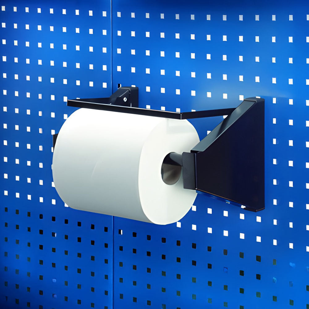 Halterung für Putzpapierrollen für Lochplatte