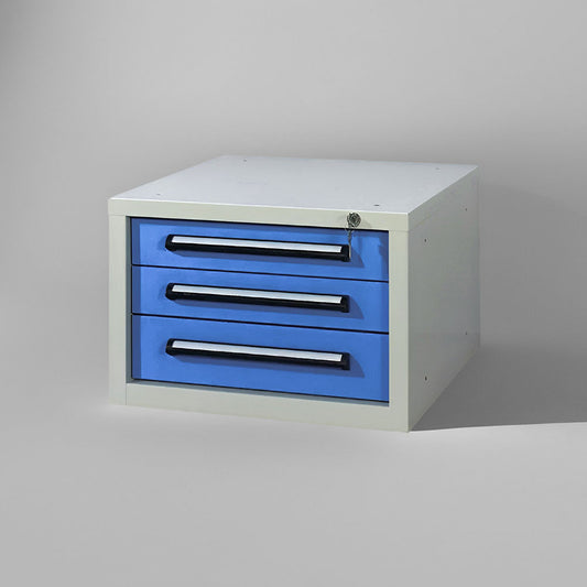 Unterbauschrank 380/3 - Hängender Werkstattschrank mit 3 Schubladen. Individuell in 28 verschiedenen Farben nach Wunsch konfigurierbar. Ähnlich wie Lista Schrank.