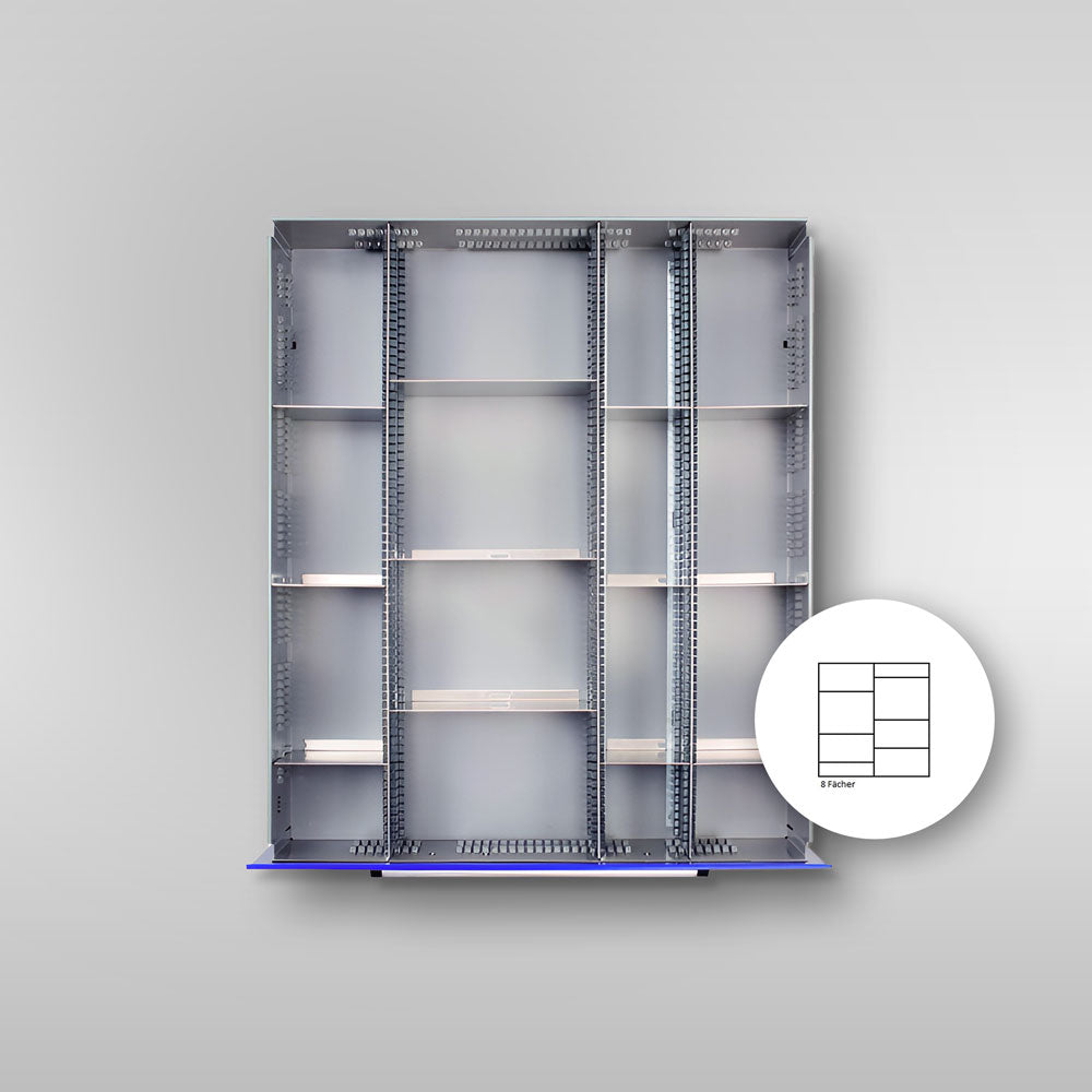 Schubladeneinteilung (Unterbauschrank) – 8, 12 oder 18 Fächer – Tooldeck