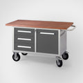 Werkbankwagen 1500 mit Schubladen und Türe für Werkstätten – in 28 Farben